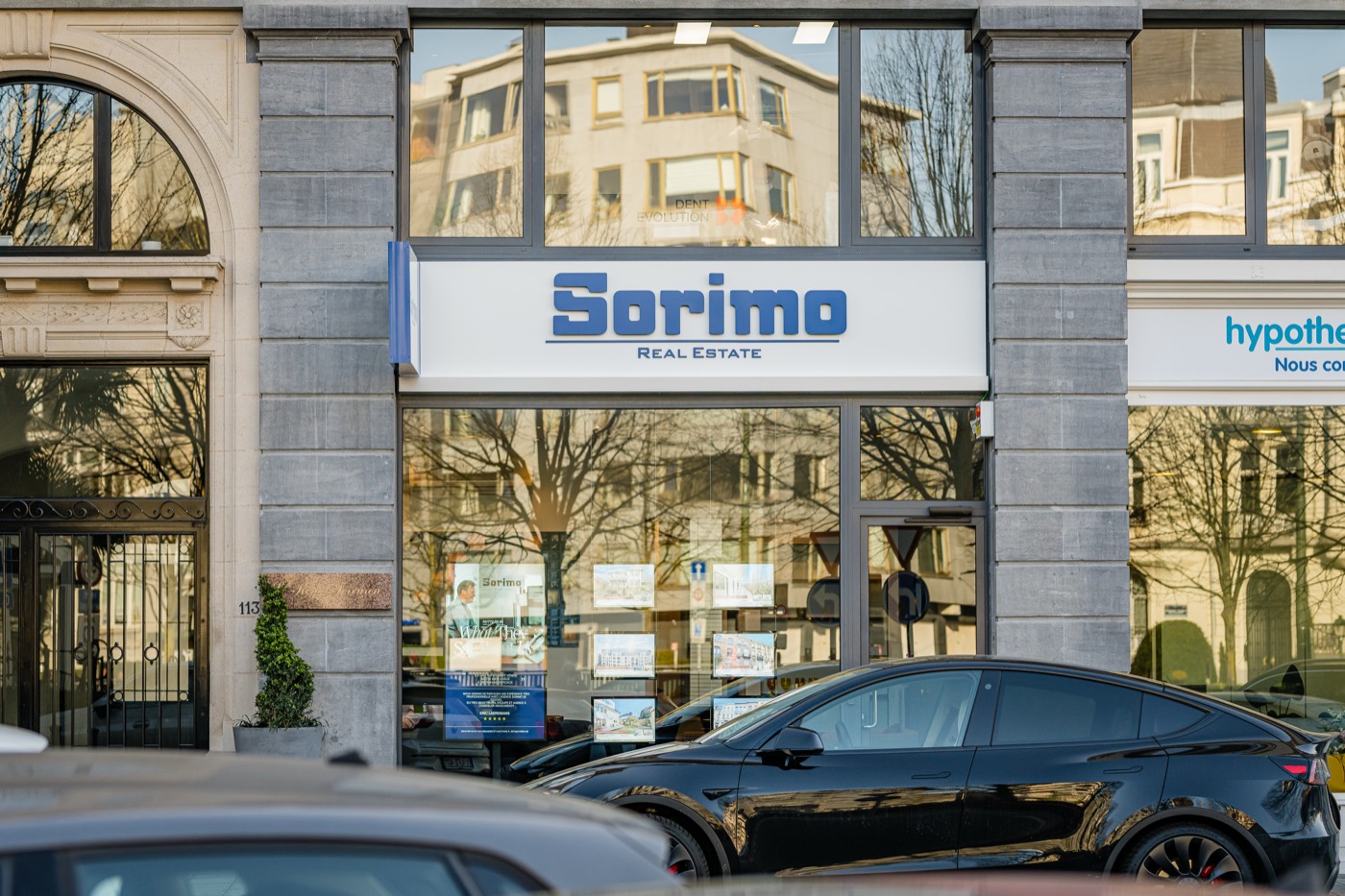 L’agence Sorimo d’Etterbeek, avenue de Tervueren